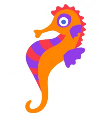 [K08] Sagoma 2D EPDM CAVALLUCCIO MARINO