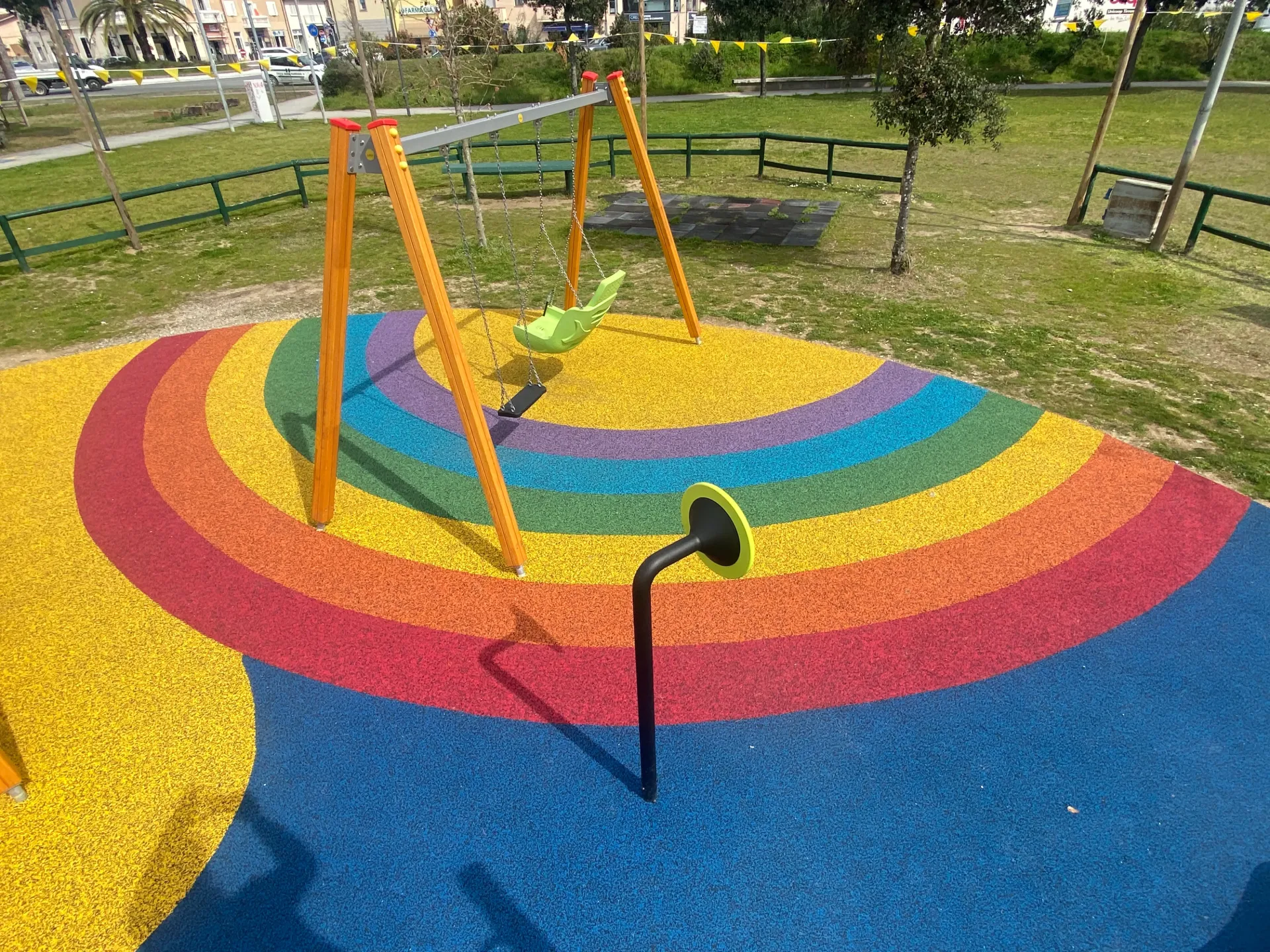 Personalizzazione della gomma colata con arcobaleno