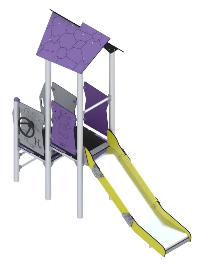 Torre inclusiva City con scivolo ZZCC/0001