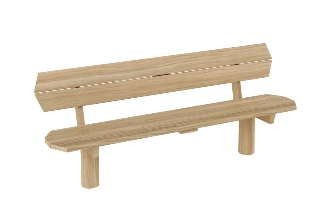 Panchina in legno di Robinia