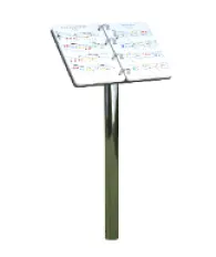 Music book (2 pagine) (con palo infisso su terra)