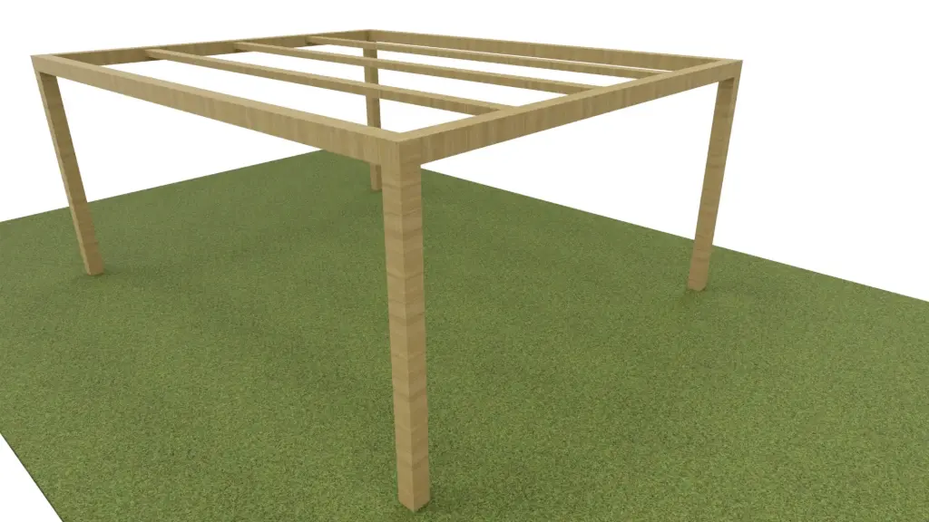 Pergolato Zenith cm. 430x430x234h