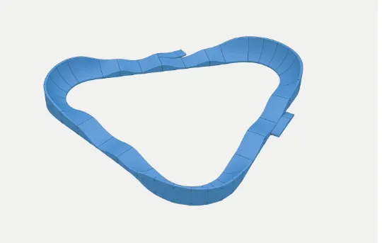 Pista Pump Track triangolare 9