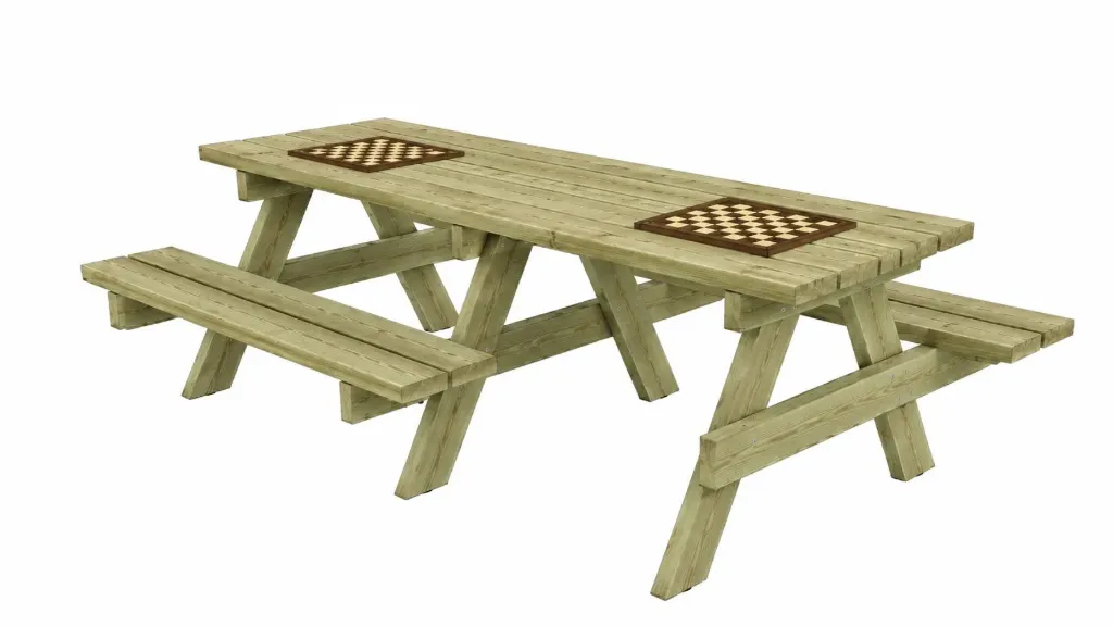 Tavolo picnic Joy con Scacchiera (Inclusivo)