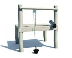 Tubo della sabbia in robinia