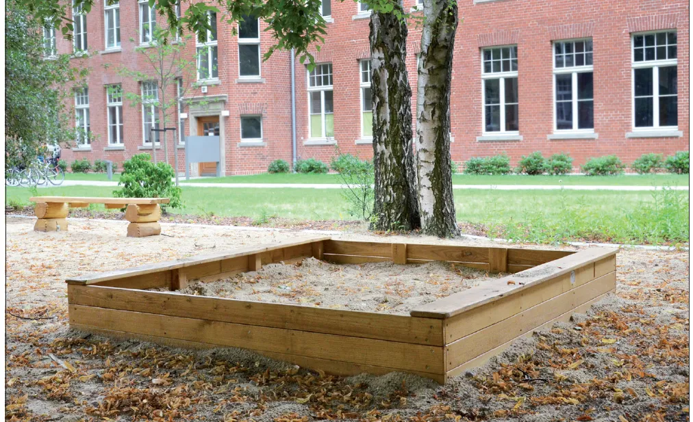 Sabbiera quadrata  2X2 in robinia