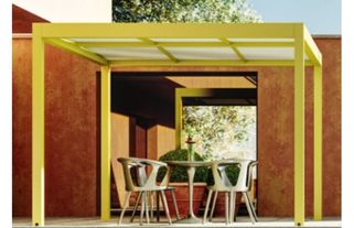 Pergolato ECOFLAT zincato e verniciato (cm. 300x300x240h)