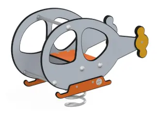 [3032EPZ]  Gioco a molla inclusivo - Elicottero