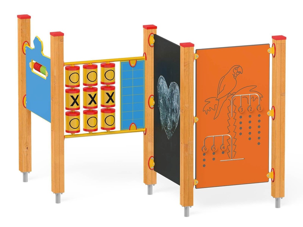 [3646EPZN] kit di pannelli attività : filetto, Parrot, pannello lavagna