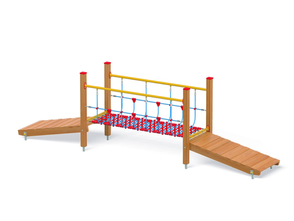 [4240EPZ] Ponte di corda con rampe