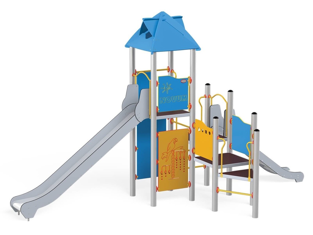 [1144MPN] Torre 17 (Montanti in Acciaio Zincato e Verniciato mm. 114 diam.)