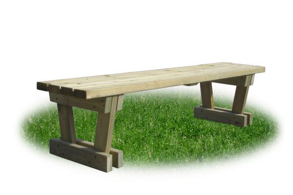 Panca Dalia cm. 190x36x43h.