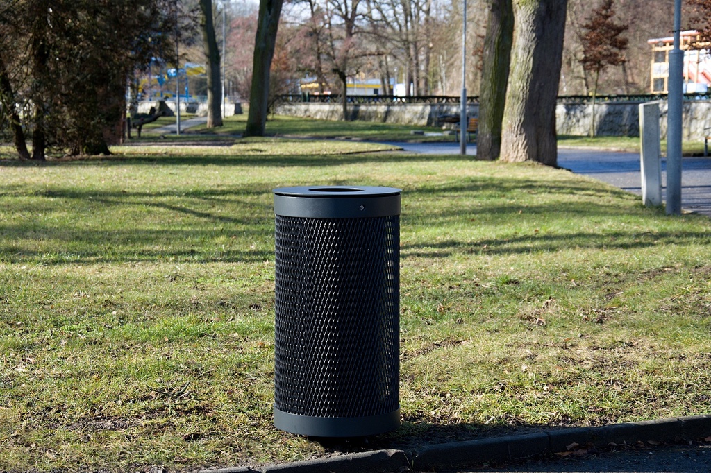 Cestino ROBUST / acciaio zincato + verniciato a polvere / lamiera forata