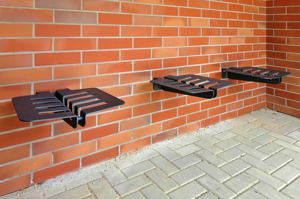 Seduta AILES / 460x400 mm /acciaio zincato + verniciato a polvere