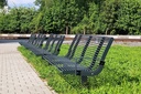 Panchina BABIA con braccioli 704mm / galvanized steel + powder coated
