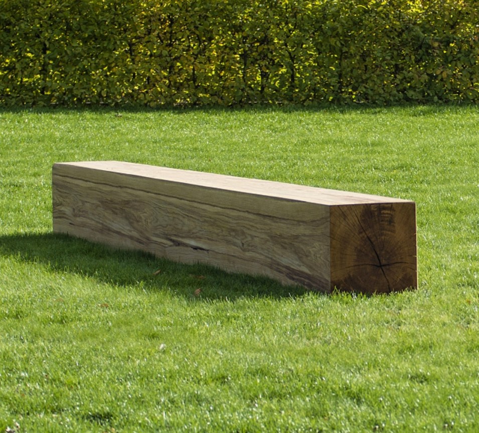 [LTW2-dg] Panchina TWISTULA 3000mm in legno di Douglasia