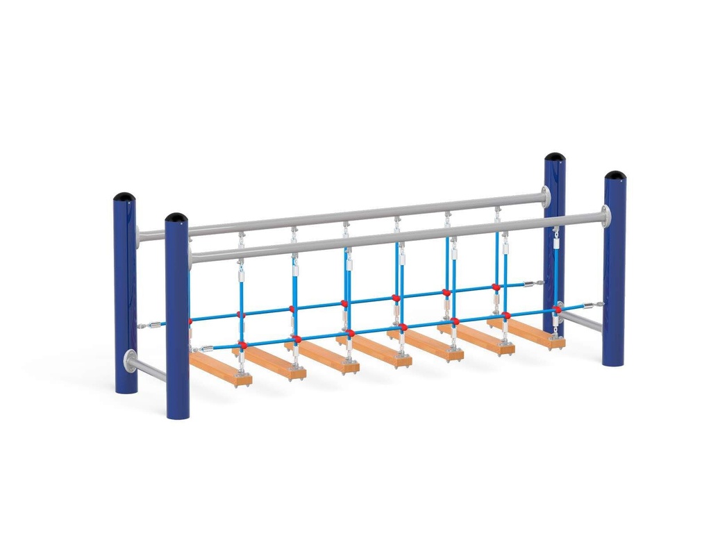 [42308] Passerella mobile (Montanti in Acciaio Zincato e Verniciato mm. 114 diam.)