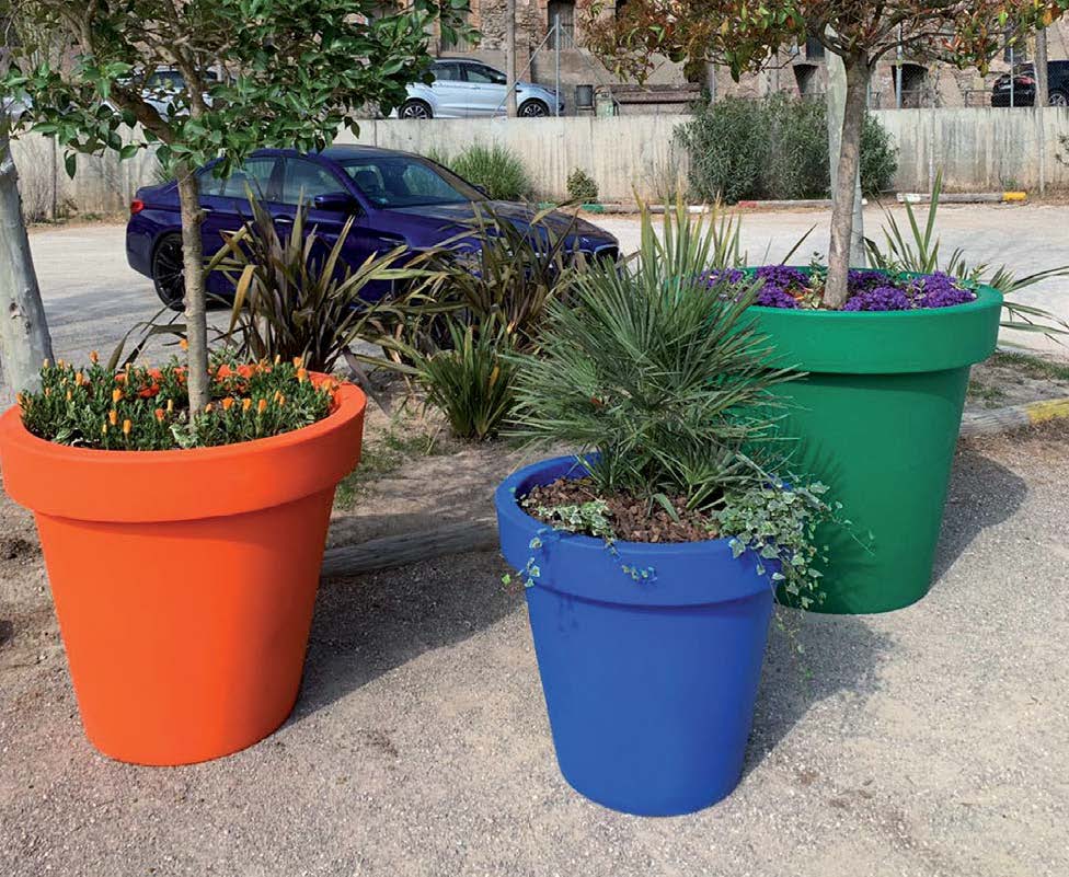 Fioriera Gianto (55x55x58h., Grigio alluminio Ral 9006)