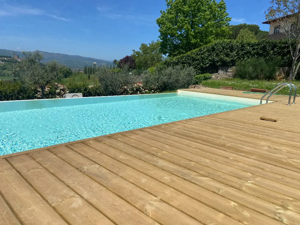 Pavimentazione Decking pino nordico impregnato