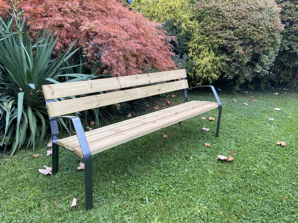 Panchina PN020 (assi in Legno di pino impregnato a pressione)