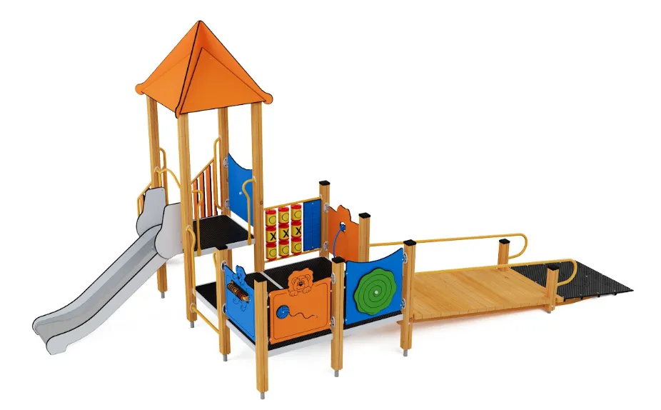 [121031EPZN] Composizione multigioco inclusiva Quadro 121031 (Montanti in Legno lamellare di pino mm. 90x90)