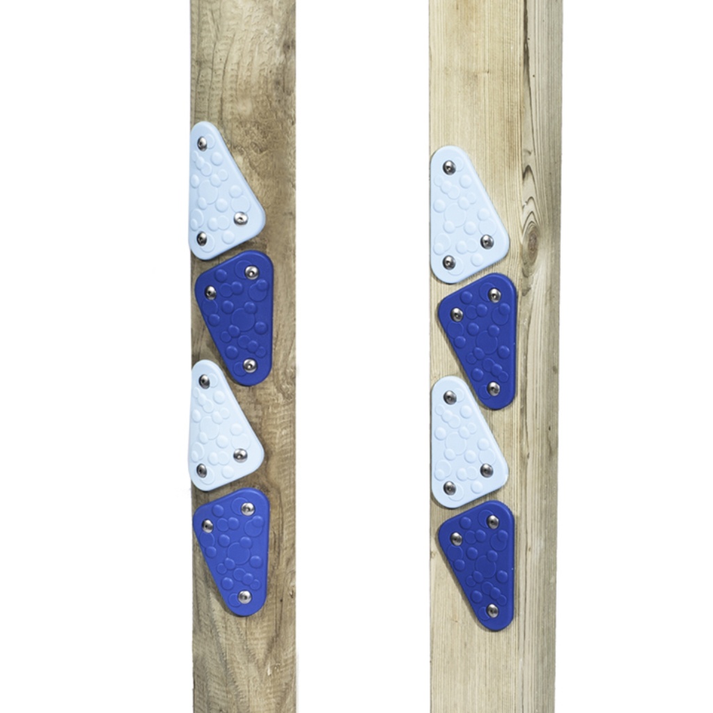 Marcatori per ipovedenti (blu, Palo quadrato)