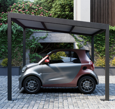 Ecopergola (Zincato, cm. 300x300x240)