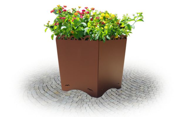 FIORIERA FLEUR TIPO CORTEN