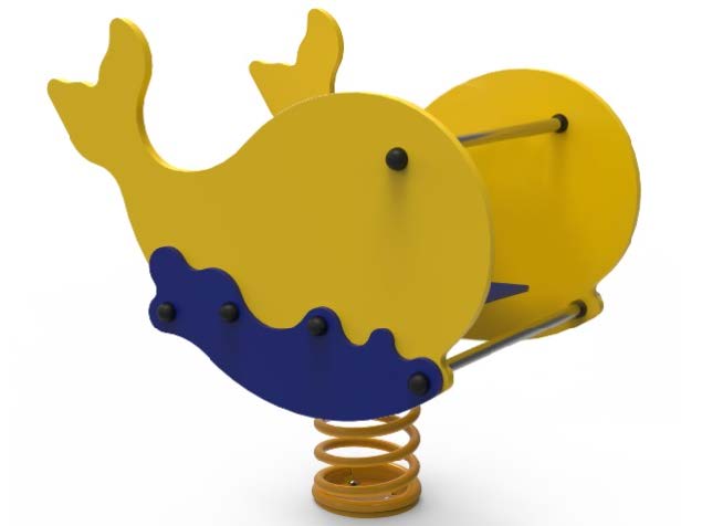 Gioco a molla inclusivo - Balena ELMOL022S