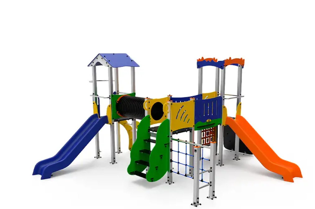 Composizione multigioco ELDAN022 (con plinto in acciaio zincato a caldo)