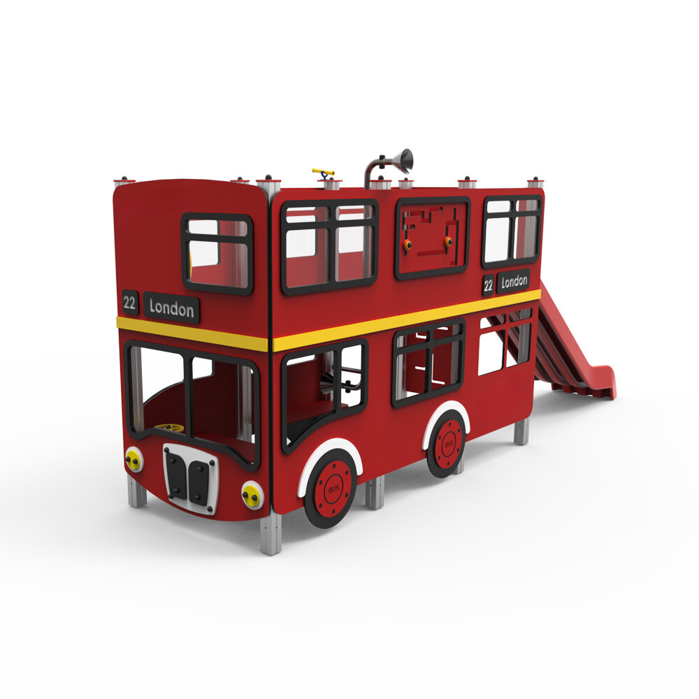 Bus London ELBUS001AL (con plinto in acciaio zincato a caldo)