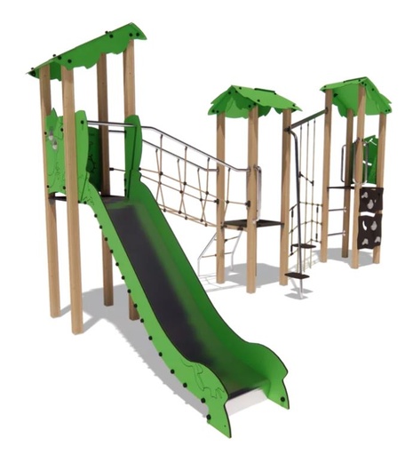 [NA402] Composizione Green Nature- 3 torri