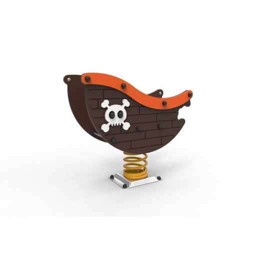 [ELMOL046] Gioco a molla inclusivo - Barca dei pirati ELMOL046