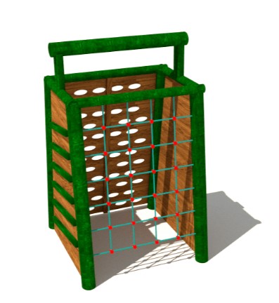 [H012] Struttura Green per arrampicata in Robinia