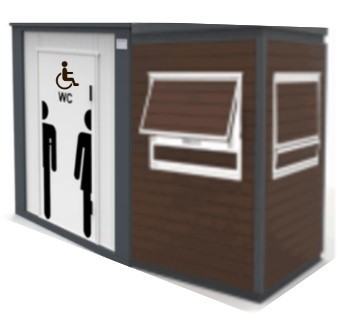 [MUPFS2121PS] WC accessibile e punto di ristoro