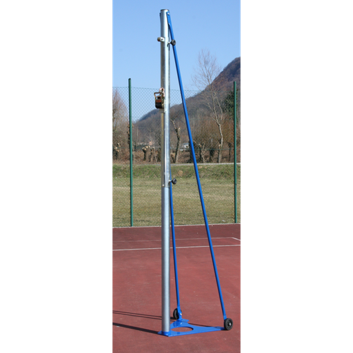 [V703/TR] Impianto pallavolo monotubulare con rete in treccia di polietilene