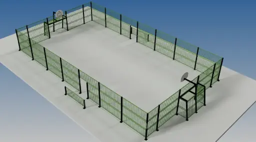 Arena polivalente 12x21 