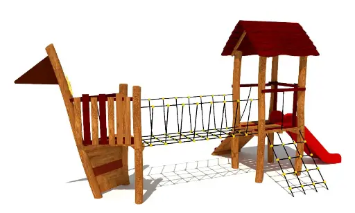 [AT21160005-0-02] Barca in legno di Robinia 