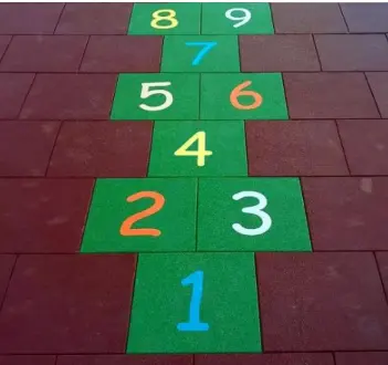 Kit Gioco campana per mattonelle in gomma 
