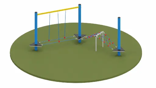 [2913+2919] Composizione modulare percorso equilibrio moduli 13/ 19