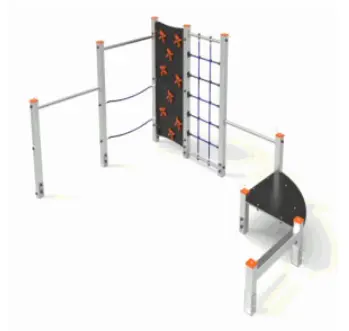 [ELDAN064-Y] Percorso di equilibrio ed arrampiate ELDAN064-Y
