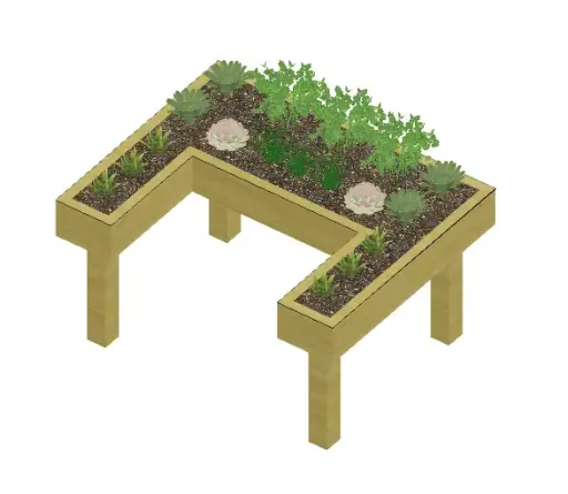 Vasca coltivazioni inclusiva