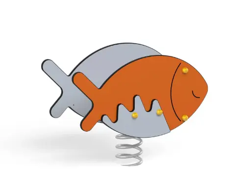 [3054]  Gioco a molla inclusivo - Pesce