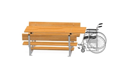 [5138Z] Picnic con Schienale Inclusivo