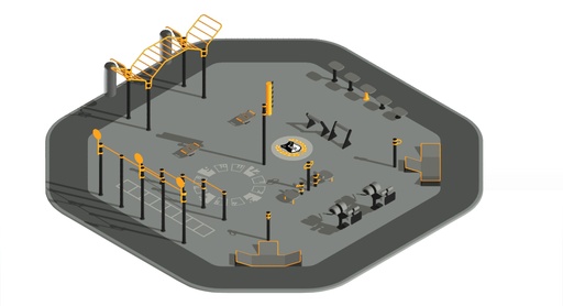 Fitness Calcio 14x14 m.