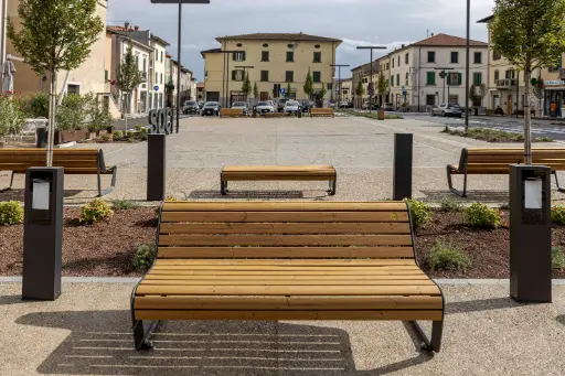 Panchina Borola 1800mm / lega di alluminio + verniciato a polvere