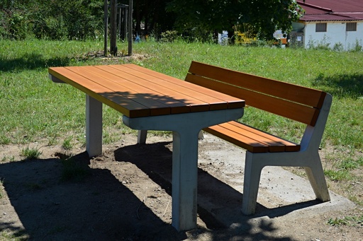 [STB6-180s] Tavolo BETL 1800mm / cemento / legno di abete