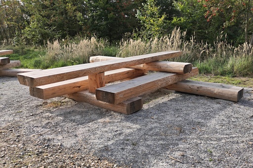 [PSJ100-dg] Set da picnic JURA / legno di abete douglas