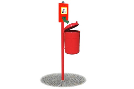 [AUCS019] Cestino con Dispenser