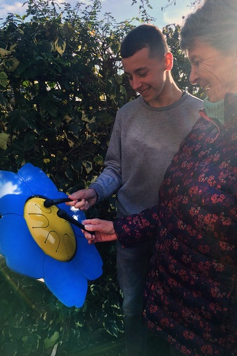Forget-Me-Not Petal Drum